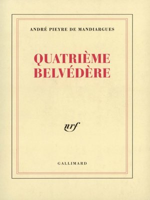 cover image of Quatrième belvédère